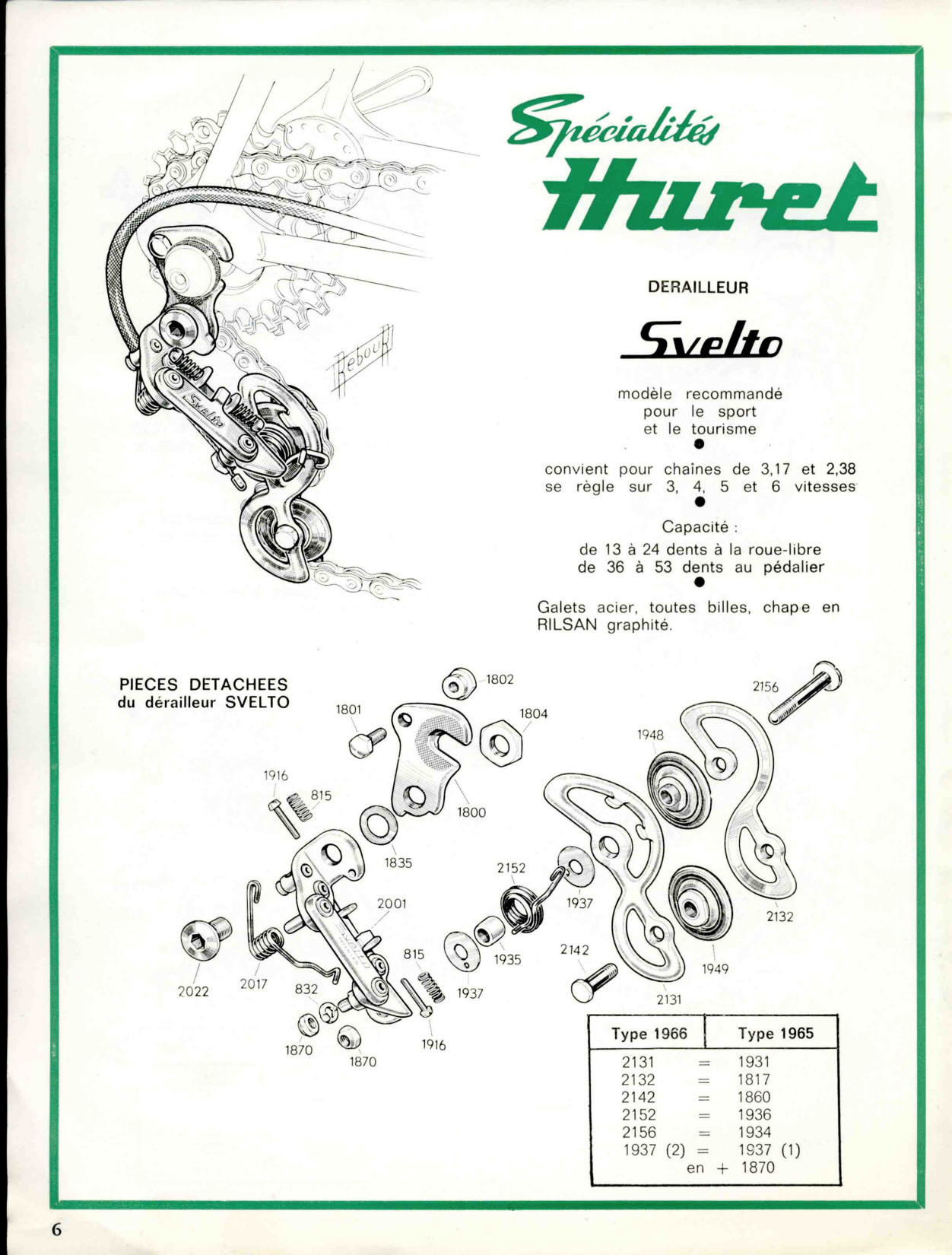 Huret catalog (1966)