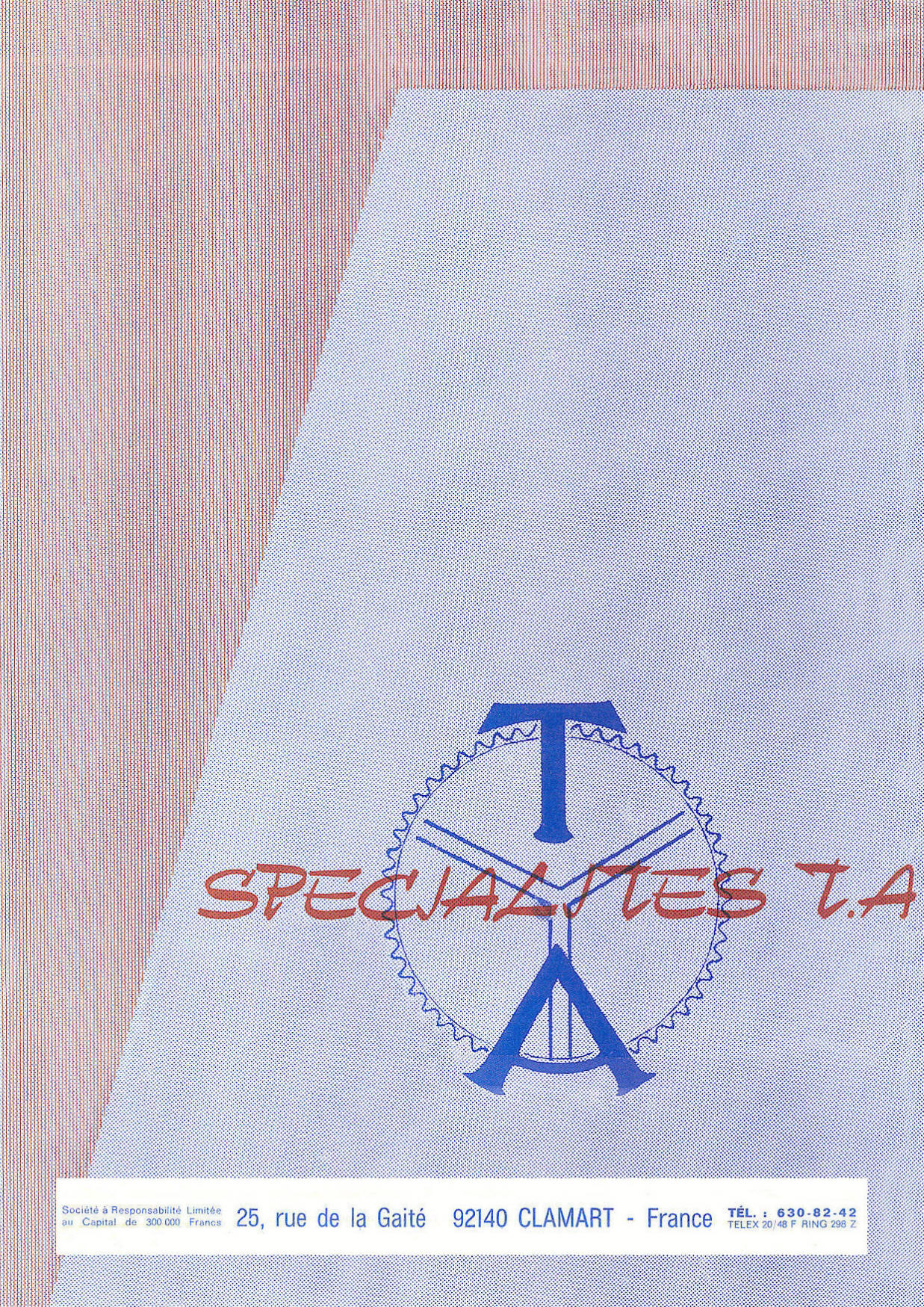 Specialites T.A. catalog (1973)