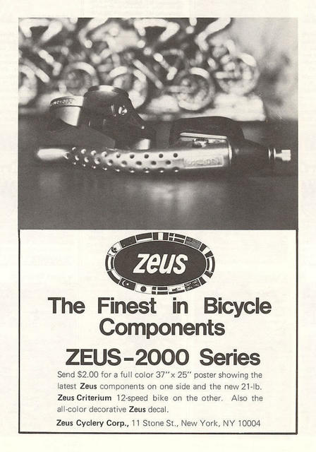 Zeus 2000 series advertisement (02-1975)