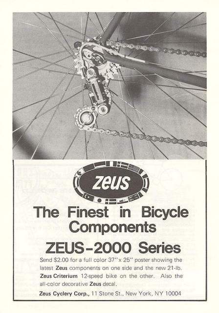 Zeus 2000 series advertisement (06-1975)