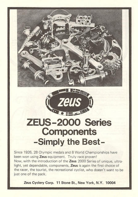 Zeus 2000 series advertisement (08-1975)