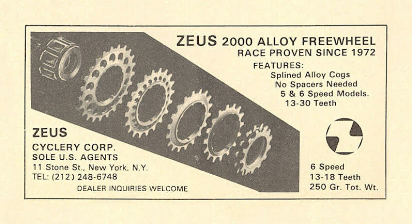 Zeus 2000 freewheel advertisement (05-1979)
