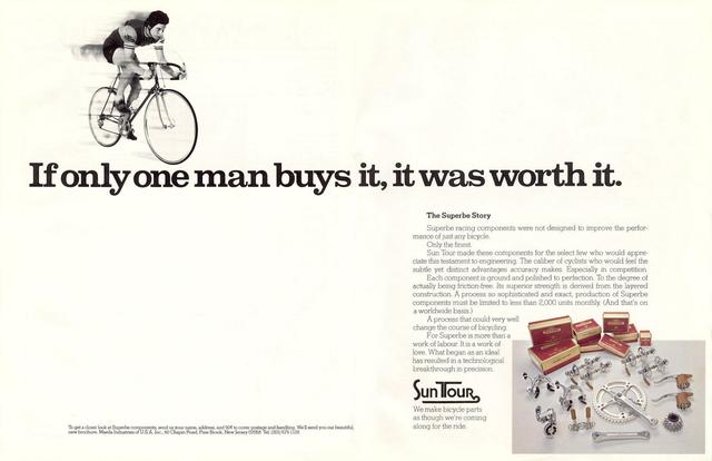 SunTour Superbe advertisement (04-1977)