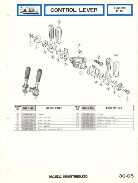 SunTour parts catalog (1976)