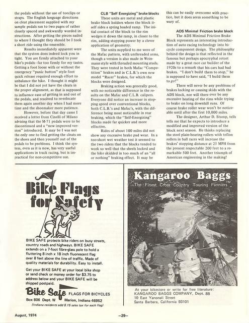<---------- Bike World 08-1974 ----------> If I's From Pino, It's New