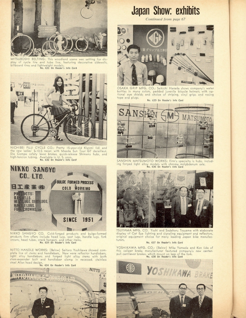 <------ American Bicyclist 06-1972 ------> 1972 Japan Bicycle Show