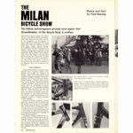 <-- Bicycling Magazine 02-1976 --> 1976 Milan Bicycle Show