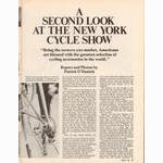 <-- Bicycling Magazine 05-1976 --> 1976 New York City Cycle Show - Part 2