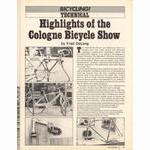 <------ Bicycling Magazine 12-1976 ------> 1976 Cologne Bicycle Show - Part 1
