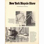 <-- Bicycling Magazine 05-1977 --> 1977 New York City Cycle Show