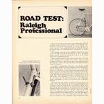 <-- Bicycling Magazine 03-1969 --> Raleigh Professional