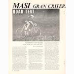 <-- Bicycling Magazine 03-1971 --> Masi Gran Criterium