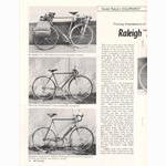 <-- Bicycling Magazine 04-1972 --> Raleigh International / Professional