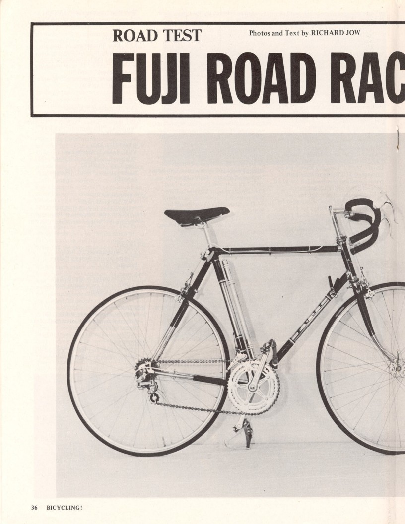<------ Bicycling Magazine 07-1972 ------> Fuji Road Racer