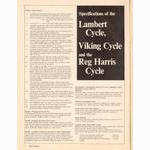 <-- Bicycling Magazine 11-1972 --> Lambert / Viking / Reg Harris