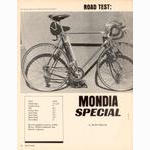 <-- Bicycling Magazine 12-1972 --> Mondia Special