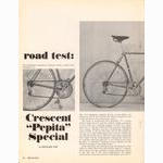 <------ Bicycling Magazine 04-1973 ------> Crescent Pepita Special