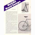 <-- Bicycling Magazine 07-1973 --> Nishiki Road Compe
