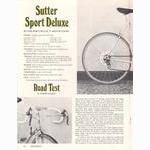<------ Bicycling Magazine 11-1973 ------> Sutter Sport Deluxe