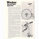 <-- Bicycling Magazine 12-1973 --> Windsor Carrera Sport