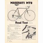 <-- Bicycling Magazine 02-1974 --> Maserati MT8