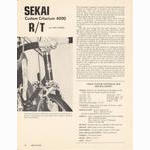 <-- Bicycling Magazine 02-1974 --> Sekai Custom Criterium 4000