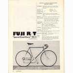 <-- Bicycling Magazine 07-1974 --> Fuji S10-S Special Road Racer