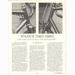 <------ Bike World 07-1974 ------> Speedwell Titalite / Flema / Teledyne Linair Titan