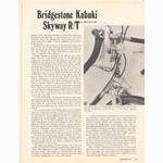 <-- Bicycling Magazine 08-1974 --> Bridgestone Kabuki Skyway