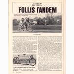 <-- Bicycling Magazine 06-1975 --> Follis Tandem