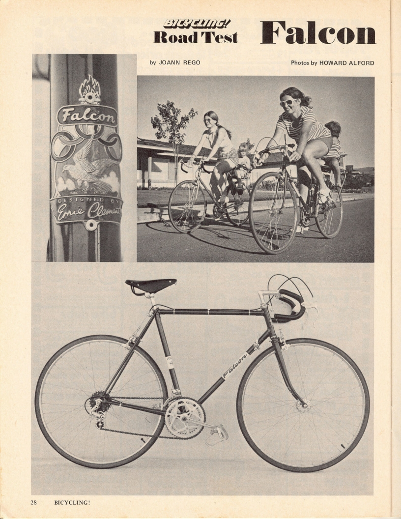 <------ Bicycling Magazine 08-1975 ------> Falcon Olympic 78