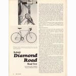 <-- Bicycling Magazine 12-1975 --> Bridgestone Kabuki Diamond Road / Hilltopper