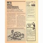 <------ Bicycling Magazine 11-1979 ------> Super Lightweight Components - Gipiemme