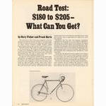 <-- Bicycling Magazine 04-1977 --> Bicycles from $180 to $205 - Part 2