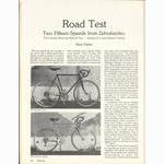 <-- Bicycling Magazine 07-1978 --> Zebrakenko Record Tour / Country Road