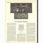 <-- Bicycling Magazine 07-1980 --> Two Top Tandems - Fuji / Bertin