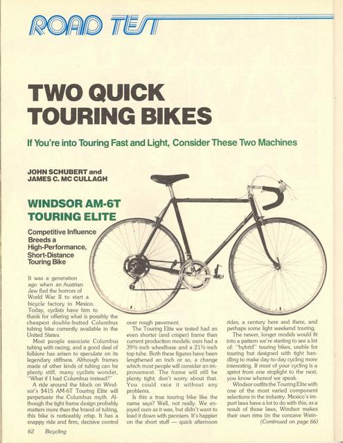 <------ Bicycling Magazine 04-1980 ------> Windsor AM-6T