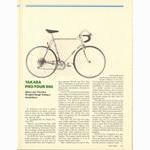 <-- Bicycling Magazine 04-1980 --> Takara Pro-Tour 990