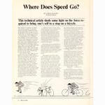 <------ Bicycling Magazine 05-1970 ------> Where Does Speed Go?
