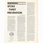 <------ Bicycling Magazine 07-1971 ------> Spoke Twist Prevention