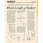 <------ Bicycling Magazine 08-1972 ------> Calculating Proper Spoke Length