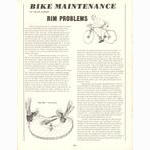 <------ Bike World 08-1972 ------> Bike Maintenance:  Rim Problems