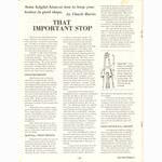 <------ Bike World 02-1973 ------> That Important Stop