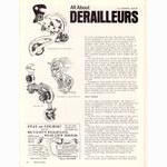 <-- Bicycling Magazine 05-1973 --> All About Derailleurs