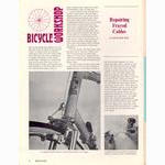 <------ Bicycling Magazine 06-1973 ------> Repairing Frayed Cables