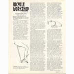 <------ Bicycling Magazine 03-1974 ------> Reconditioning A Bike - Part 6