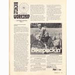 <------ Bicycling Magazine 08-1974 ------> Lightening Your Bike - Part 5