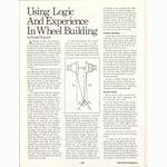 <---------- Bike World 09-1977 ----------> Using Logic And Experience In Wheel Building