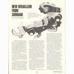 <---------- Bike World 02-1975 ----------> New Derailleur From Shimano - Positron