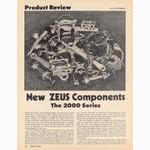 <-- Bicycling Magazine 09-1975 --> New Zeus Components - The 2000 Series
